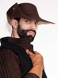 Musketierhut aus Wollfilz - Athos